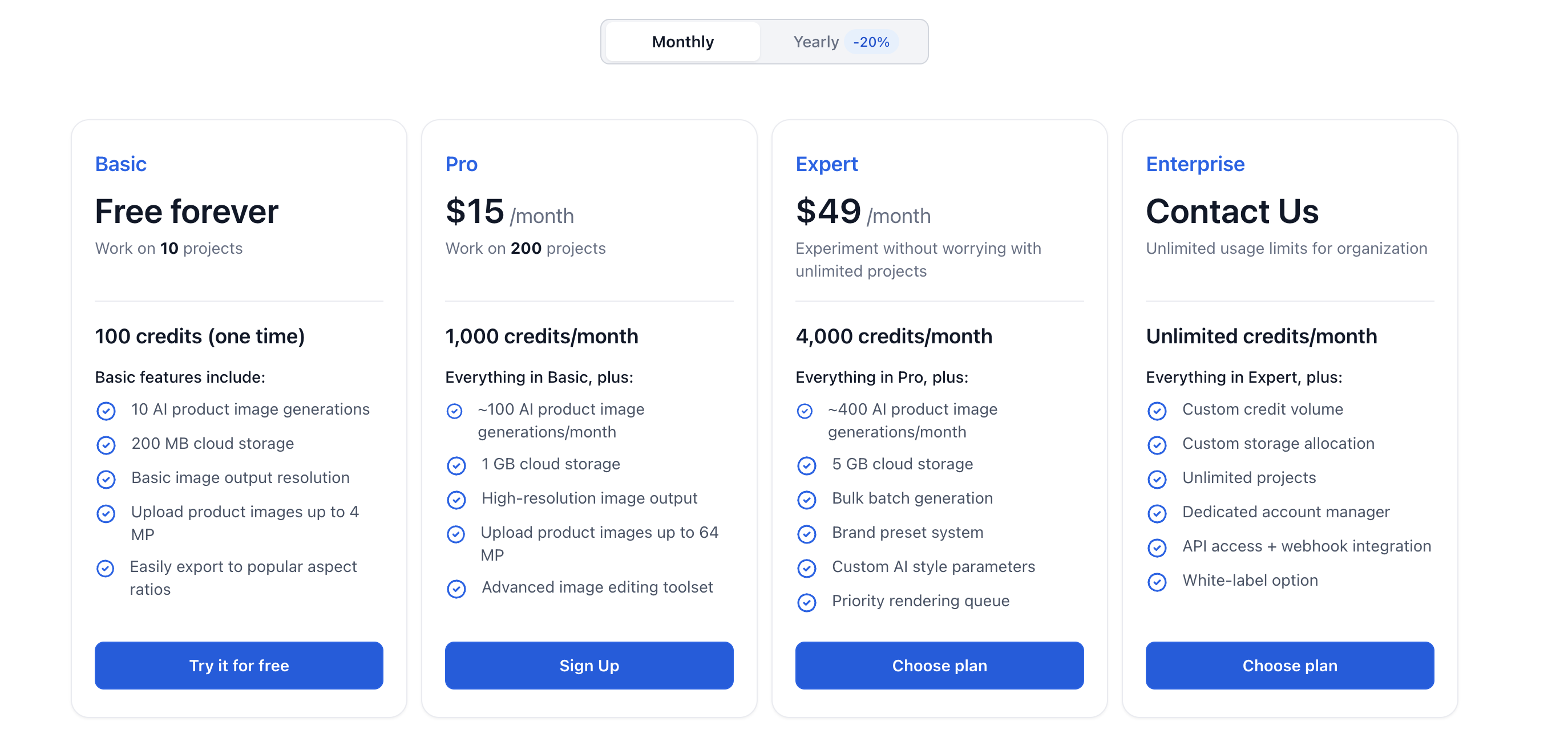 pricing